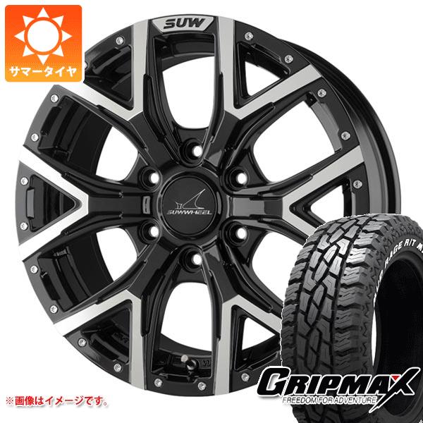 【タイヤ交換対象】トライトン LC2T用 サマータイヤ グリップマックス マッドレイジ R/T MAX LT265/50R20 121/118Q ホワイトレター クライメイト フォルテ 8.5-20 タイヤホイール4本セット