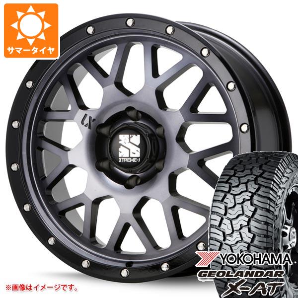 【タイヤ交換対象】ランドクルーザー300用 サマータイヤ ヨコハマ ジオランダー X-AT G016 275/55R20 117T XL ブラックレター MLJ エクストリームJ XJ04 8.5-20 タイヤホイール4本セット
