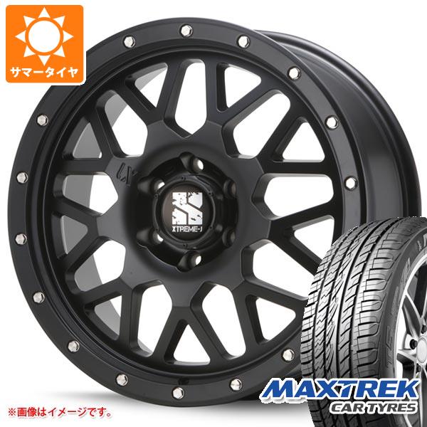 【タイヤ交換対象】ランドクルーザー300用 サマータイヤ マックストレック フォルティス T5 275/55R20 117V XL MLJ エクストリームJ XJ04 8.5-20 タイヤホイール4本セット