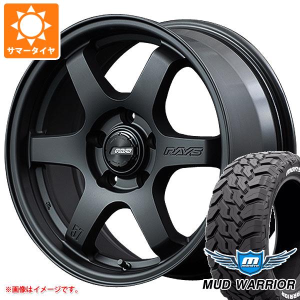 【タイヤ交換対象】CX-5 KE/KF系用 サマータイヤ モンスタ マッドウォーリアー LT235/70R16 104/101Q ホワイトレター レイズ グラムライツ 57DR-X2 7.0-16 タイヤホイール4本セット