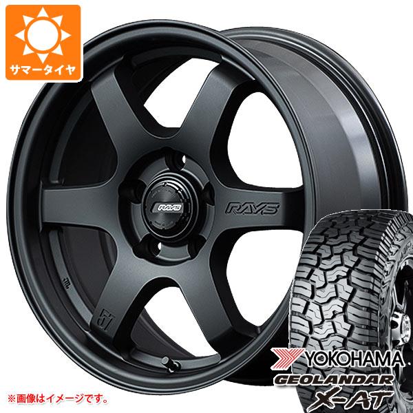 【タイヤ交換対象】T31エクストレイル用 サマータイヤ ヨコハマ ジオランダー X-AT G016 LT215/70R16 100/97Q ブラックレター レイズ グラムライツ 57DR-X2 7.0-16 タイヤホイール4本セット