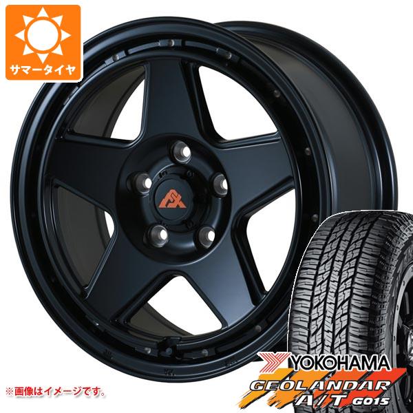 デリカD:5用 サマータイヤ ヨコハマ ジオランダー A/T G015 225/70R16 103H ブラックレター ドゥオール フェニーチェ クロス XC5 7.0-16 タイヤホイール4本セット