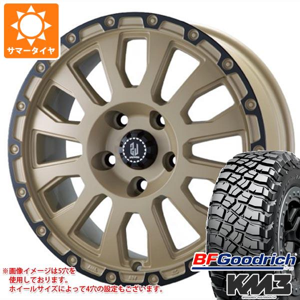 【タイヤ交換対象】5本セット ジープ ラングラー JK/JL系用 サマータイヤ BFグッドリッチ マッドテレーンT/A KM3 35x12.50R18LT 123Q ラ・ストラーダ アヴェンチュラ タイヤホイール5本セット