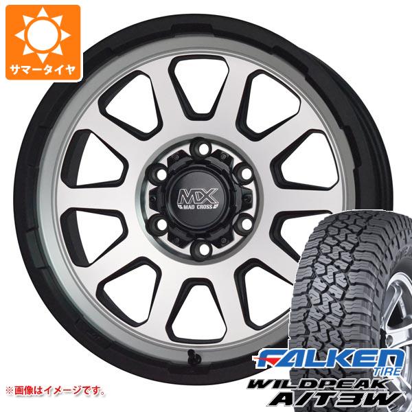 【タイヤ交換対象】ハイエース 200系用 サマータイヤ ファルケン ワイルドピーク A/T3W 195/80R15 107/105N マッドクロスレンジャー 6.0-15 タイヤホイール4本セット