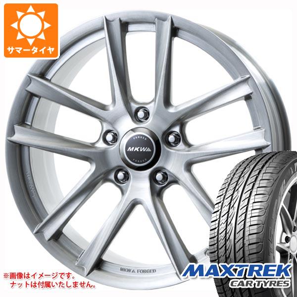 【タイヤ交換対象】LX570用 サマータイヤ マックストレック フォルティス T5 285/45R22 114V XL MKW FG-5 フォージド 10.0-22 タイヤホイール4本セット