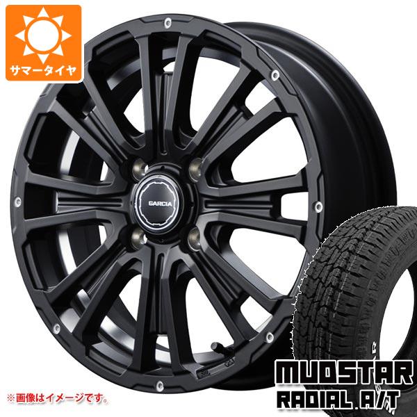 【タイヤ交換対象】キャリイ DA16T用 サマータイヤ マッドスター ラジアル A/T 165/65R14 79S ホワイトレター SS リボルバーKC 4.5-14 タイヤホイール4本セット