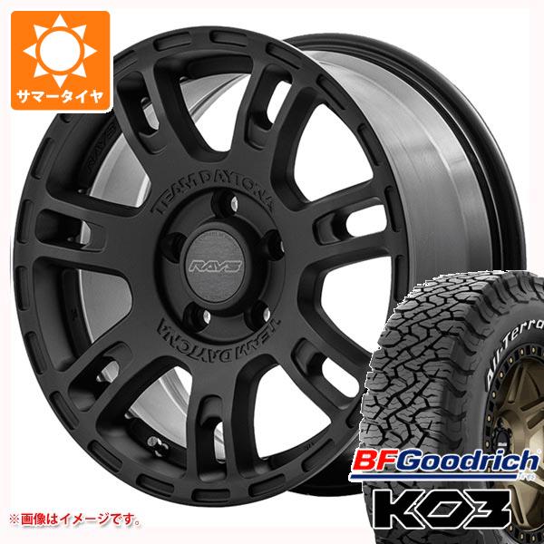 【タイヤ交換対象】エクリプスクロス GK系用 サマータイヤ BFグッドリッチ オールテレーンT/A KO3 LT235/70R16 110/107S ホワイトレター レイズ デイトナ D207 7.0-16 タイヤホイール4本セット