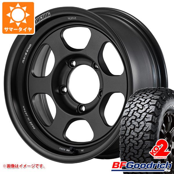 【タイヤ交換対象】5本セット ジムニーシエラ JB74W用 サマータイヤ BFグッドリッチ オールテレーンT/A KO2 LT225/75R16 115/112S ホワイトレター レイズ ボルクレーシング TE37XT for J UL 6.0-16 タイヤホイール5本セット