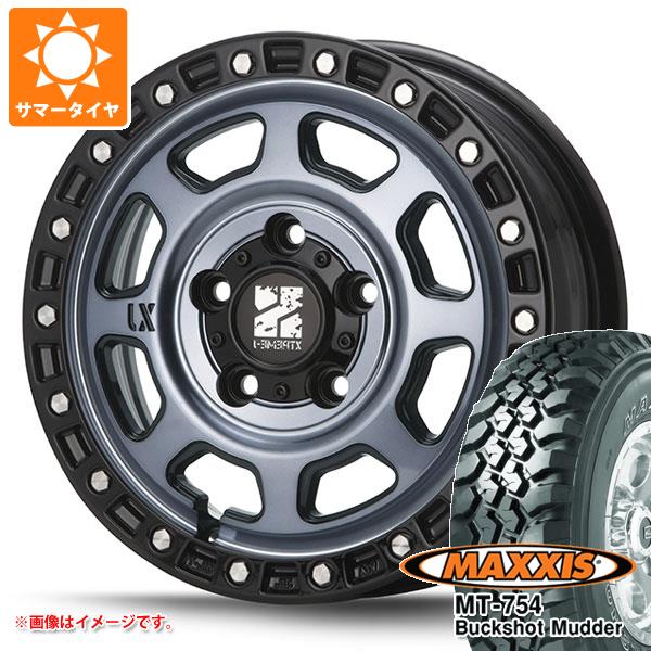 【タイヤ交換対象】タウンエース バン 400系用 サマータイヤ マキシス MT-754 バックショットマッダー 195R14C 106/104R 8PR アウトラインホワイトレター MLJ エクストリームJ XJ07 5.0-14 タイヤホイール4本セット