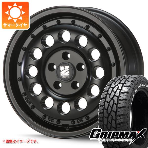 【タイヤ交換対象】デリカD:5用 サマータイヤ グリップマックス マッドレイジ R/T MAX LT225/70R16 102/99R ホワイトレター MLJ エクストリームJ ラギッド 6.5-16 タイヤホイール4本セット