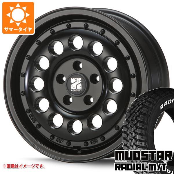 【タイヤ交換対象】T31エクストレイル用 サマータイヤ マッドスター ラジアル M/T 215/70R16 100T ホワイトレター MLJ エクストリームJ ラギッド 6.5-16 タイヤホイール4本セット