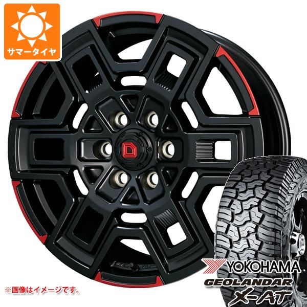 【タイヤ交換対象】ランドクルーザー300用 サマータイヤ ヨコハマ ジオランダー X-AT G016 275/55R20 117T XL ブラックレター クライメイト デヴグル 9.0-20 タイヤホイール4本セット