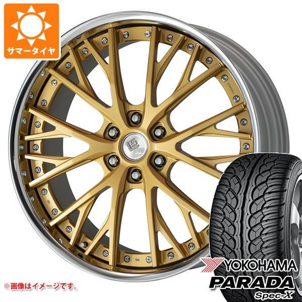 ランドクルーザー300用 サマータイヤ ヨコハマ パラダ スペック-X PA02 295/35R24 110V REINF ワーク LS バサラ SUV 10.0-24 タイヤホイール4本セット