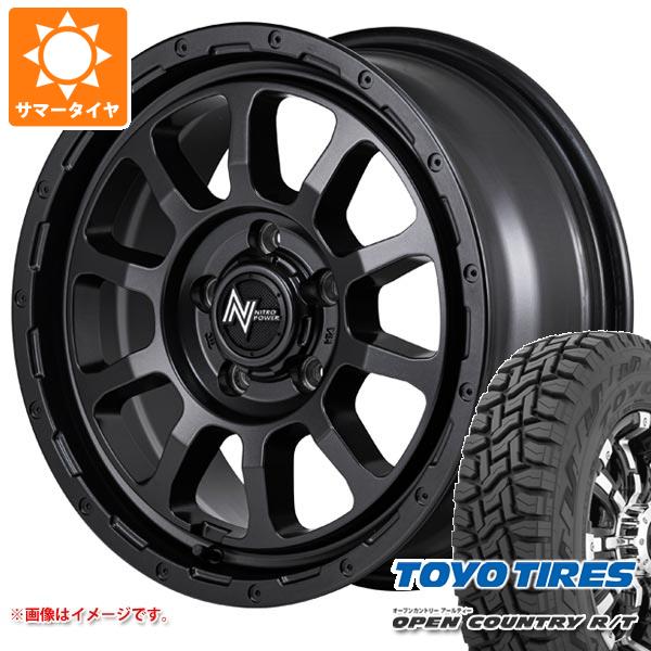 【タイヤ交換対象】T31エクストレイル用 2025年製 サマータイヤ トーヨー オープンカントリー R/T 215/65R16C 109/107Q ホワイトレター ナイトロパワー M10 パーシング バレルブラックエディション 7.0-16 タイヤホイール4本セット