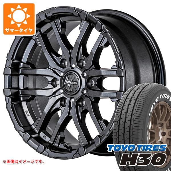 【タイヤ交換対象】NV350キャラバン E26用 サマータイヤ トーヨー H30 215/60R17 C 109/107R ホワイトレター ナイトロパワー M26 クロスファング 6.5-17 タイヤホイール4本セット