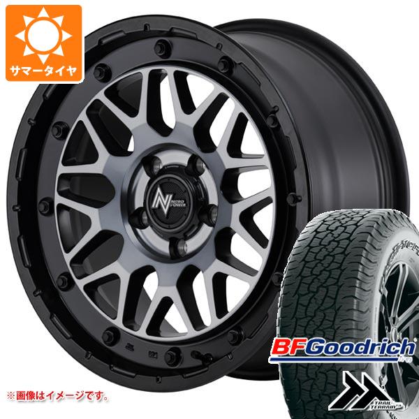 【タイヤ交換対象】RAV4 50系用 サマータイヤ BFグッドリッチ トレールテレーンT/A 225/65R17 102T アウトラインホワイトレター ナイトロパワー M29 スティンガー 7.0-17 タイヤホイール4本セット