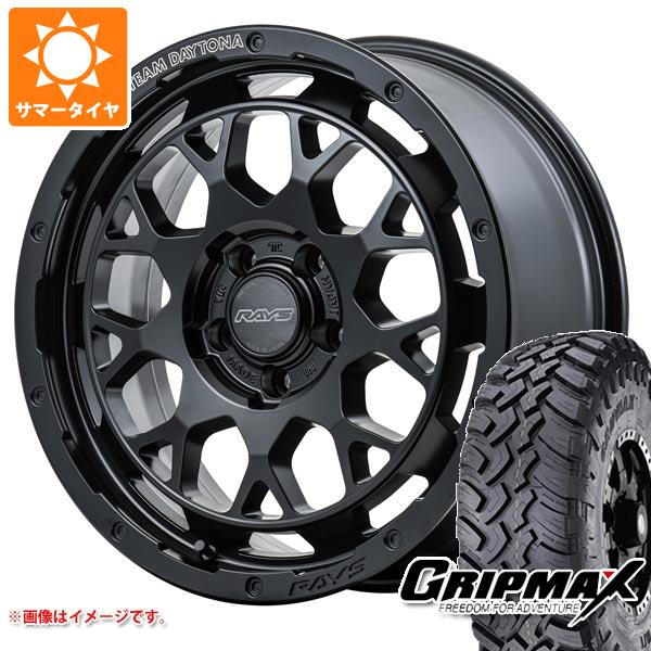 【タイヤ交換対象】アウトランダー GF/GG系用 サマータイヤ グリップマックス マッドレイジ M/T LT235/70R16 106Q ホワイトレター レイズ デイトナ M9+ 7.0-16 タイヤホイール4本セット