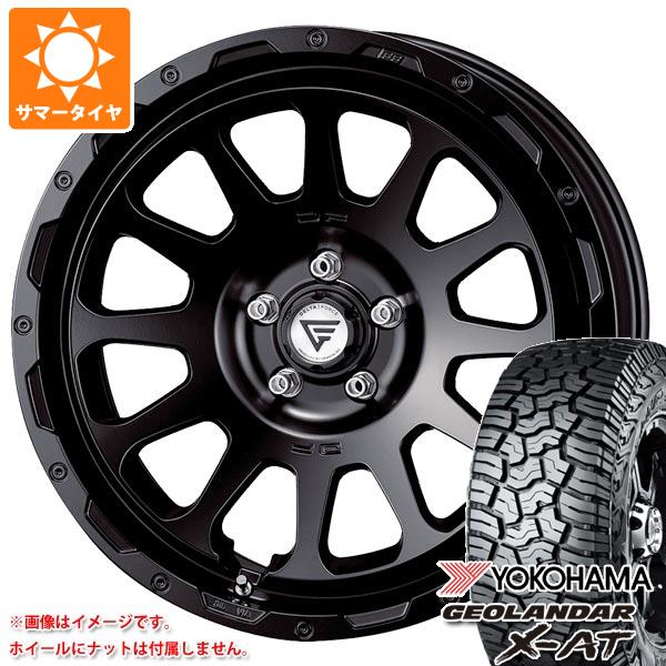 【タイヤ交換対象】トヨタ ランドクルーザー250用 サマータイヤ ヨコハマ ジオランダー X-AT G016 265/65R18 114T ブラックレター デルタフォース オーバル 8.0-18 タイヤホイール4本セット