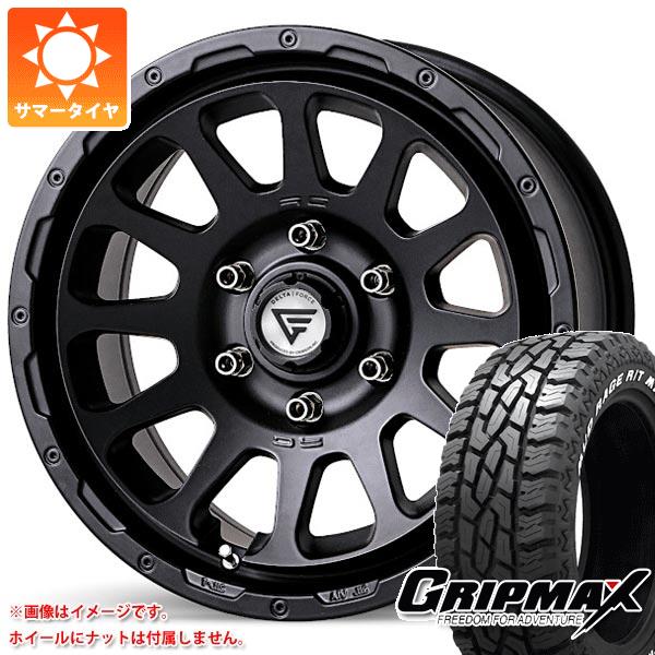 【タイヤ交換対象】ランドクルーザー200用 サマータイヤ グリップマックス マッドレイジ R/T MAX LT285/50R20 119/116Q ホワイトレター デルタフォース オーバル 9.0-20 タイヤホイール4本セット