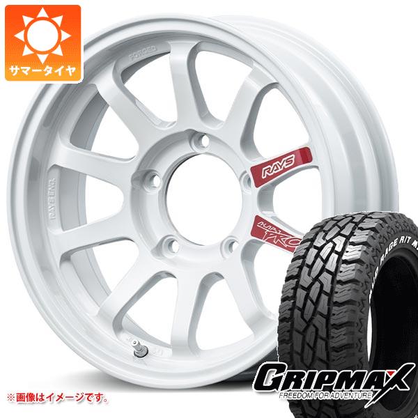 【タイヤ交換対象】ジムニー用 サマータイヤ グリップマックス マッドレイジ R/T MAX 175/80R16 91S ホワイトレター レイズ エーラップ J プロ 5.5-16 タイヤホイール4本セット