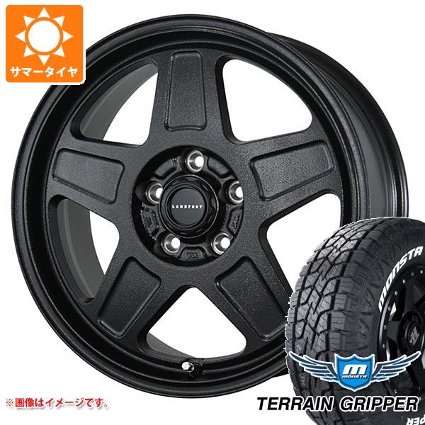 【タイヤ交換対象】エクリプスクロス GK系用 サマータイヤ モンスタ テレーングリッパー 225/65R17 106T ホワイトレター ランドフット GWD 7.0-17 タイヤホイール4本セット