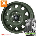 【タイヤ交換対象】タウンエース バン 400系用 サマータイヤ ブリヂストン エコピア R710 165/80R14 97/95N (165R14 8PR相当) ランドフット SWZ 5.0-14 タイヤホイール4本セット