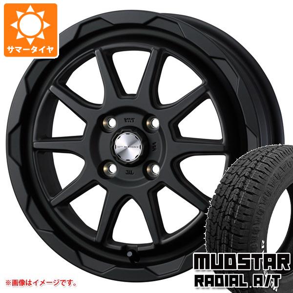 【タイヤ交換対象】キャリイ DA16T用 サマータイヤ マッドスター ラジアル A/T 165/65R14 79S ホワイトレター マッドヴァンス06 4.5-14 タイヤホイール4本セット