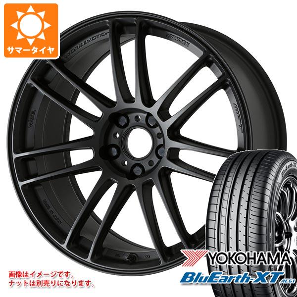 【タイヤ交換対象】サマータイヤ 225/65R17 106V XL ヨコハマ ブルーアースXT AE61 ワーク エモーション ZR7 7.0-17 タイヤホイール4本セット