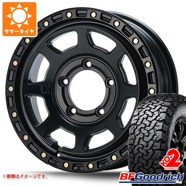 【タイヤ交換対象】5本セット ジムニーシエラ JB74W用 サマータイヤ BFグッドリッチ オールテレーンT/A KO2 LT225/70R16 102/99R ホワイトレター MLJ エクストリームJ XJ07 6.0-16 タイヤホイール5本セット