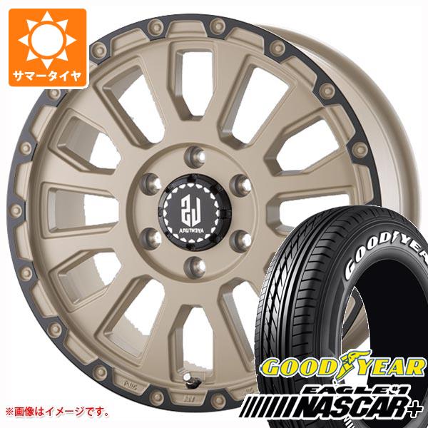 【タイヤ交換対象】ハイエース 200系用 2025年製 サマータイヤ グッドイヤー イーグル ＃1 ナスカープラス 215/60R17C 109/107R ホワイトレター ラ・ストラーダ アヴェンチュラ 6.5-17 タイヤホイール4本セット