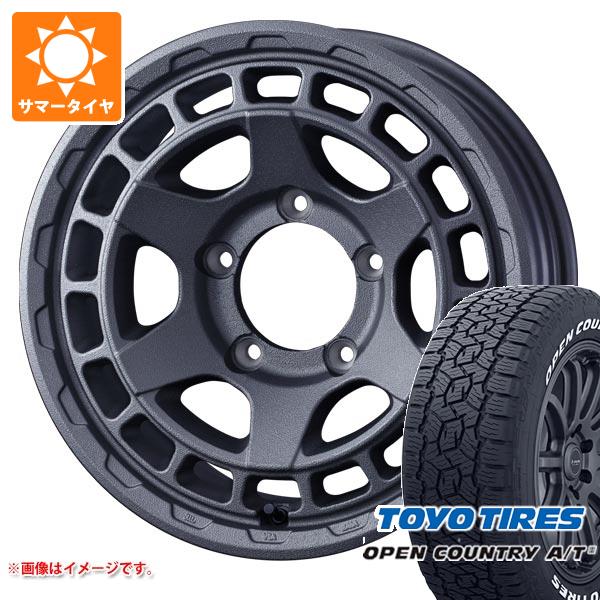 【タイヤ交換対象】スズキ ジムニーシエラ JB74W用 サマータイヤ トーヨー オープンカントリー A/T3 195/80R15 107/105N LT ホワイトレター マッドヴァンスX タイプS 6.0-15 タイヤホイール4本セット
