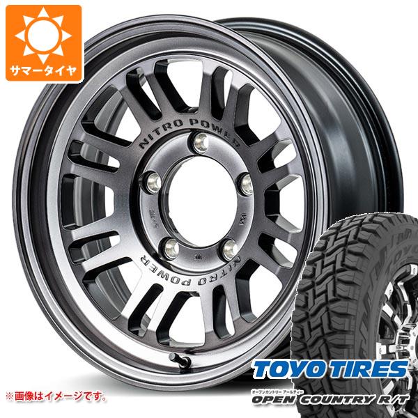 【タイヤ交換対象】5本セット スズキ ジムニーノマド JC74W用 2025年製 サマータイヤ トーヨー オープンカントリー R/T 215/70R16 100Q ブラックレター ナイトロパワー M16 アサルト 6.0-16 タイヤホイール5本セット