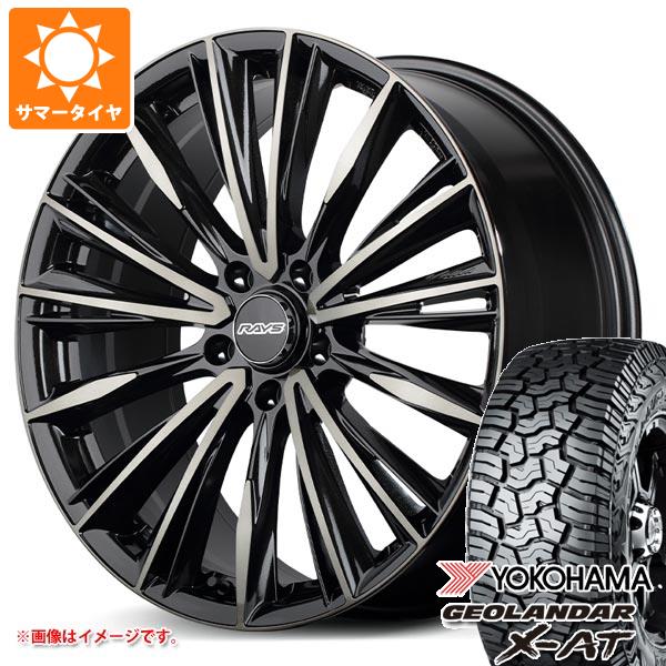 【タイヤ交換対象】ランドクルーザー300用 サマータイヤ ヨコハマ ジオランダー X-AT G016 275/55R20 117T XL ブラックレター レイズ ベルサス クラフトコレクション ヴォウジェ リミテッド 8.0-20 タイヤホイール4本セット