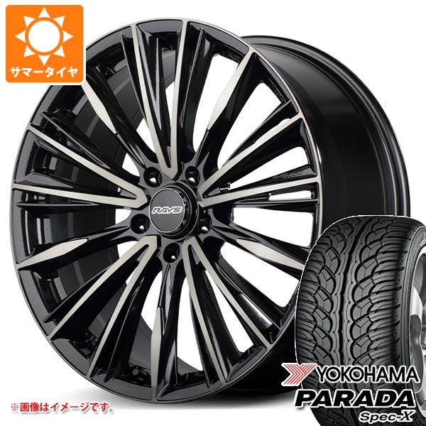 【タイヤ交換対象】ランドクルーザー300用 サマータイヤ ヨコハマ パラダ スペック-X PA02 275/55R20 117V REINF レイズ ベルサス クラフトコレクション ヴォウジェ リミテッド 8.0-20 タイヤホイール4本セット