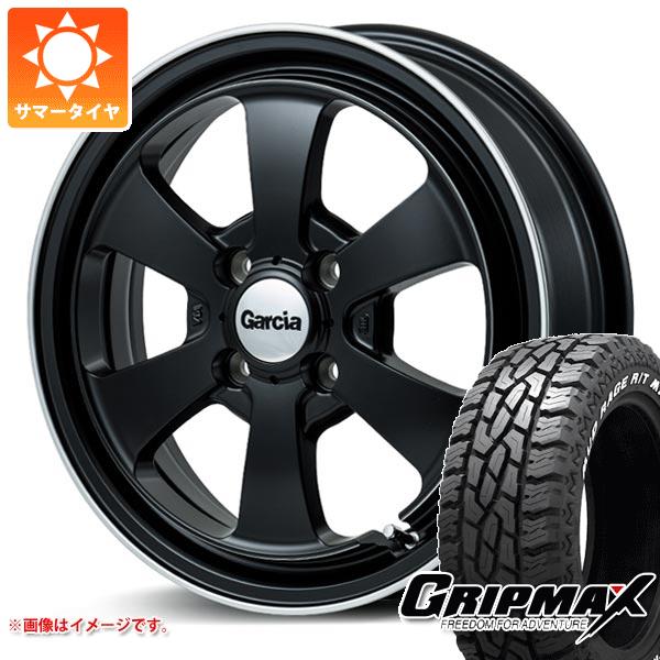 【タイヤ交換対象】アトレーワゴン S300系用 サマータイヤ グリップマックス マッドレイジ R/T MAX 165/60R15 77Q ホワイトレター ガルシア ダラス6 4.5-15 タイヤホイール4本セット