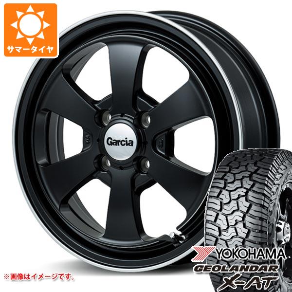 【タイヤ交換対象】アトレーワゴン S300系用 サマータイヤ ヨコハマ ジオランダー X-AT G016 165/60R15 77H ブラックレター G016A ガルシア ダラス6 4.5-15 タイヤホイール4本セット