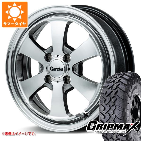 【タイヤ交換対象】ハイゼットカーゴ S320系用 サマータイヤ グリップマックス マッドレイジ M/T 185R14C 102/100Q ホワイトレター ガルシア ダラス6 4.5-14 タイヤホイール4本セット