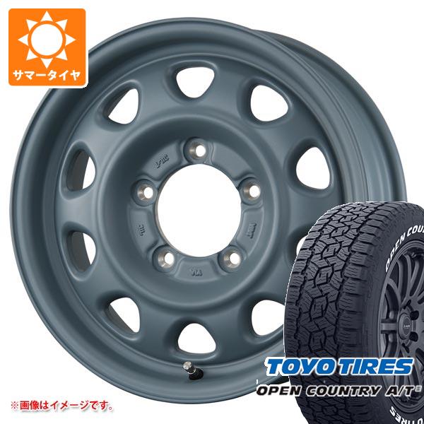 【タイヤ交換対象】ジムニー用 サマータイヤ トーヨー オープンカントリー A/T3 175/80R16 91S ホワイトレター ランドフット SWZ 5.5-16 タイヤホイール4本セット