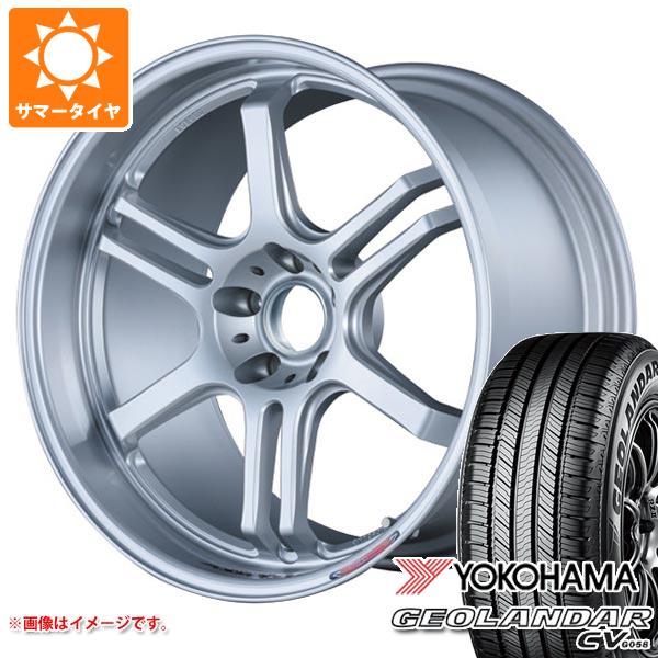 【タイヤ交換対象】サマータイヤ 235/55R18 100V ヨコハマ ジオランダー CV G058 ポテンザ RW006 8.0-18 タイヤホイール4本セット