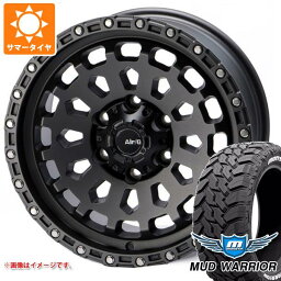 【タイヤ交換対象】FJクルーザー 10系用 サマータイヤ モンスタ マッドウォーリアー LT265/70R17 121/118Q ホワイトレター エアージー ヴァルカン 8.0-17 タイヤホイール4本セット