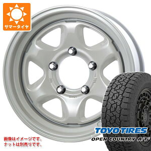 【タイヤ交換対象】5本セット ジムニーシエラ JB74W用 サマータイヤ トーヨー オープンカントリー A/T3 215/70R16 100T ブラックレター ブルート BR-44 6.5-16 タイヤホイール5本セット