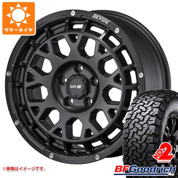 【タイヤ交換対象】CX-5 KE/KF系用 2024年製 サマータイヤ BFグッドリッチ オールテレーンT/A KO2 LT225/70R16 102/99R ホワイトレター SSR ディバイド G:M 7.0-16 タイヤホイール4本セット