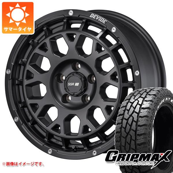 【タイヤ交換対象】CX-5 KE/KF系用 サマータイヤ グリップマックス マッドレイジ R/T MAX LT225/70R16 102/99R ホワイトレター SSR ディバイド G:M 7.0-16 タイヤホイール4本セット