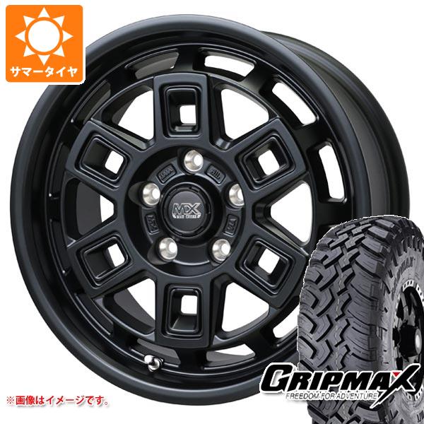 【タイヤ交換対象】デリカD5用 サマータイヤ グリップマックス マッドレイジ M/T LT235/70R16 106Q ホワイトレター マッドクロス アイヴァー 7.0-16 タイヤホイール4本セット