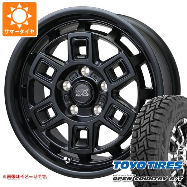 【タイヤ交換対象】エクリプスクロス GK系用 サマータイヤ トーヨー オープンカントリー R/T 235/70R16 106Q ホワイトレター マッドクロス アイヴァー 7.0-16 タイヤホイール4本セット