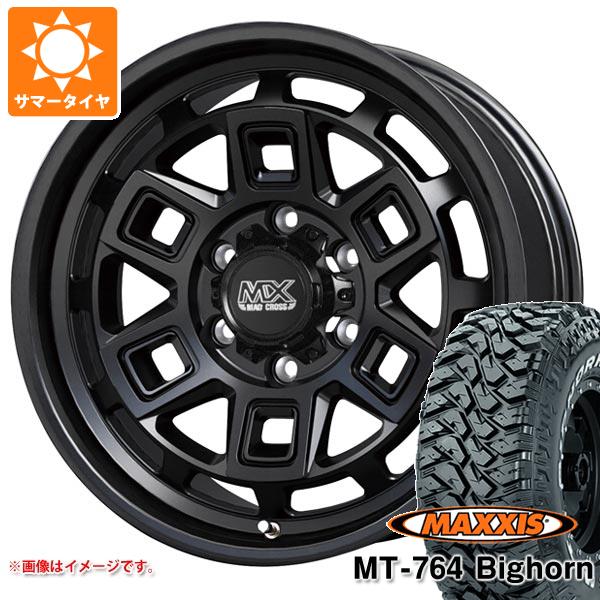 【タイヤ交換対象】サマータイヤ 265/70R17 118/115Q 8PR マキシス MT-764 ビッグホーン ホワイトレター マッドクロス アイヴァー 8.0-17 タイヤホイール4本セット