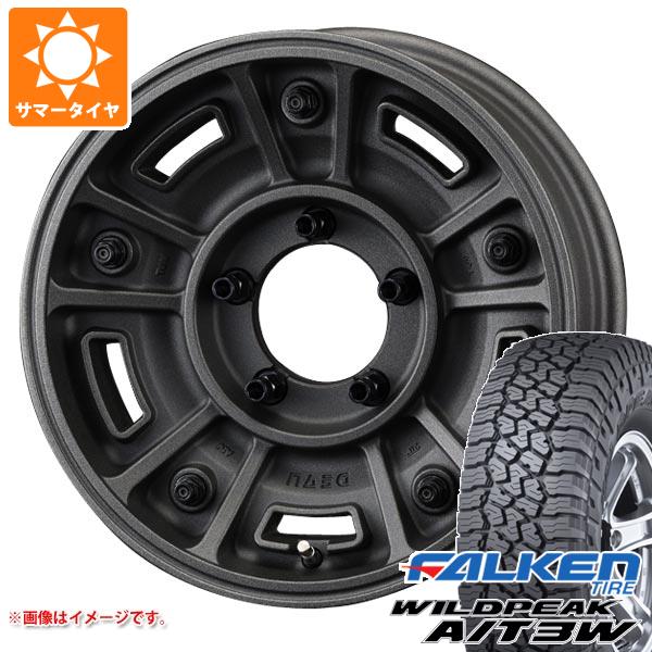 【タイヤ交換対象】5本セット ジムニーシエラ JB74W用 サマータイヤ ファルケン ワイルドピーク A/T3W 235/70R16 109T XL クリムソン ディーン BJ メキシカン 6.0-16 タイヤホイール5本セット