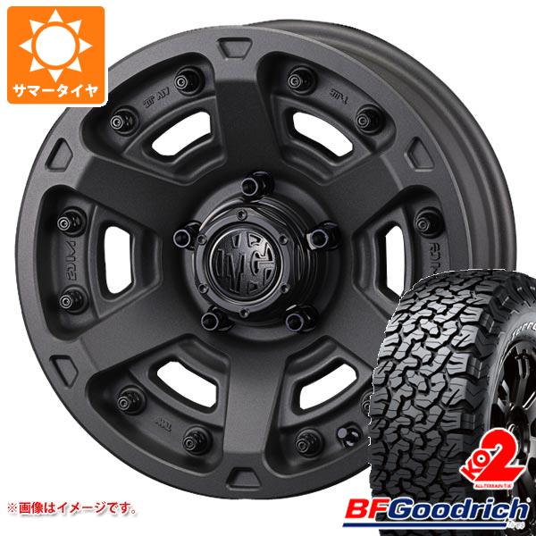 【タイヤ交換対象】デリカD5用 サマータイヤ BFグッドリッチ オールテレーンT/A KO2 LT225/65R17 107/103S ブラックレター クリムソン MG アーマー FF 7.0-17 タイヤホイール4本セット