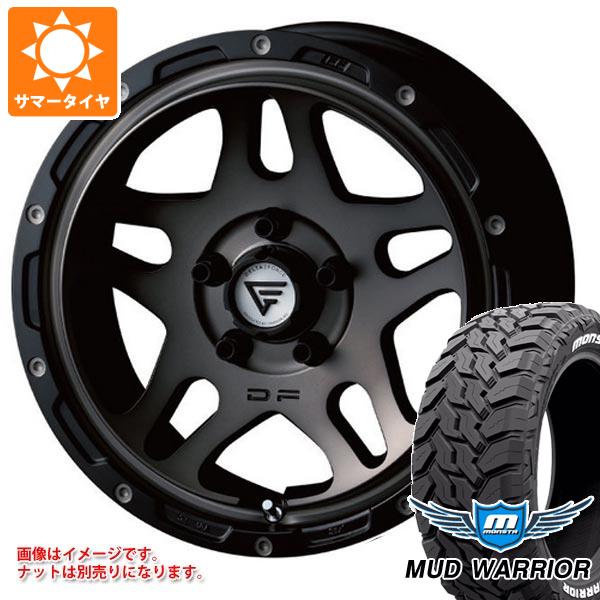 【タイヤ交換対象】エクリプスクロス GK系用 サマータイヤ モンスタ マッドウォーリアー LT215/70R16 107/105Q ホワイトレター デルタフォース オーバーランダー 7.0-16 タイヤホイール4本セット