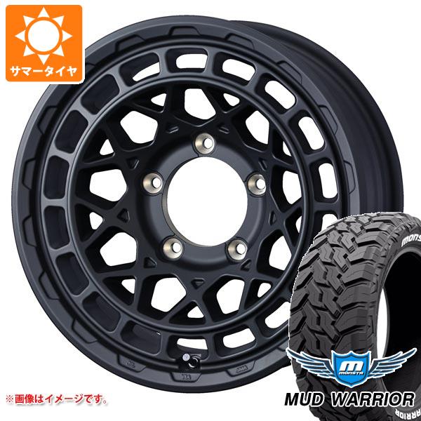 【タイヤ交換対象】5本セット スズキ ジムニーノマド JC74W用 サマータイヤ モンスタ マッドウォーリアー LT235/70R16 104/101Q ホワイトレター マッドヴァンスX タイプM 6.0-16 タイヤホイール5本セット